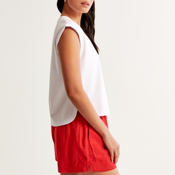 ABERCROMBIE & FITCH: Linen-Blend Pull-On Short - Picture 3 of 5